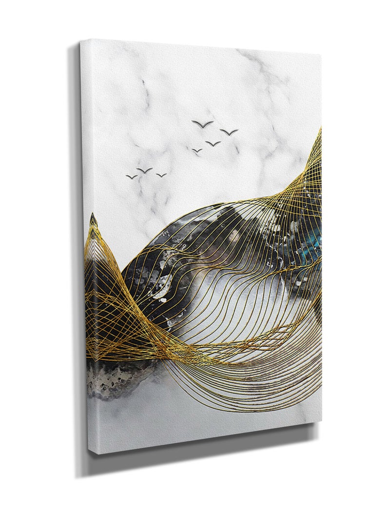 مودكلاس لوحة جدارية كانفس بتصميم تجريدي - Image 2