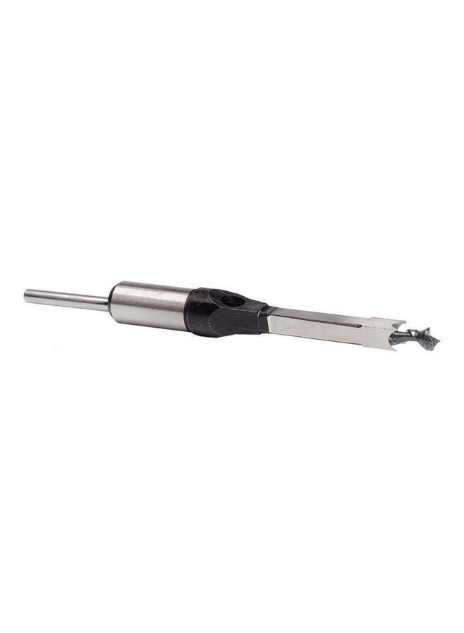 NIBEMINENT Square Hole Drill DIY Woodworking Tool Silver/Black 8inch  - Image 4