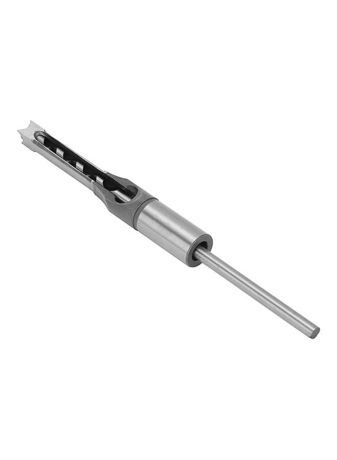 NIBEMINENT Square Hole Drill DIY Woodworking Tool Silver/Black 8inch  - Image 2