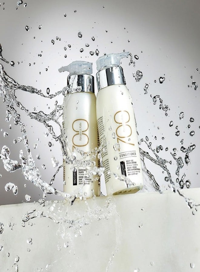 Biotop Professional 700 Shampoo & Conditioner 250 ML Each Keratin Impact |Unisex| It Helps to Repair, Smooth & Strengthen| Paraben, SLS & Sulfate free | For Damaged, Coarse or Chemically Treated Hair - Image 3