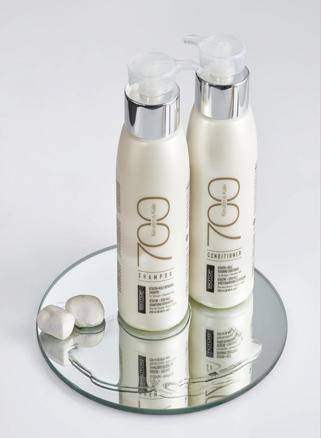 Biotop Professional 700 Shampoo & Conditioner 250 ML Each Keratin Impact |Unisex| It Helps to Repair, Smooth & Strengthen| Paraben, SLS & Sulfate free | For Damaged, Coarse or Chemically Treated Hair - Image 2