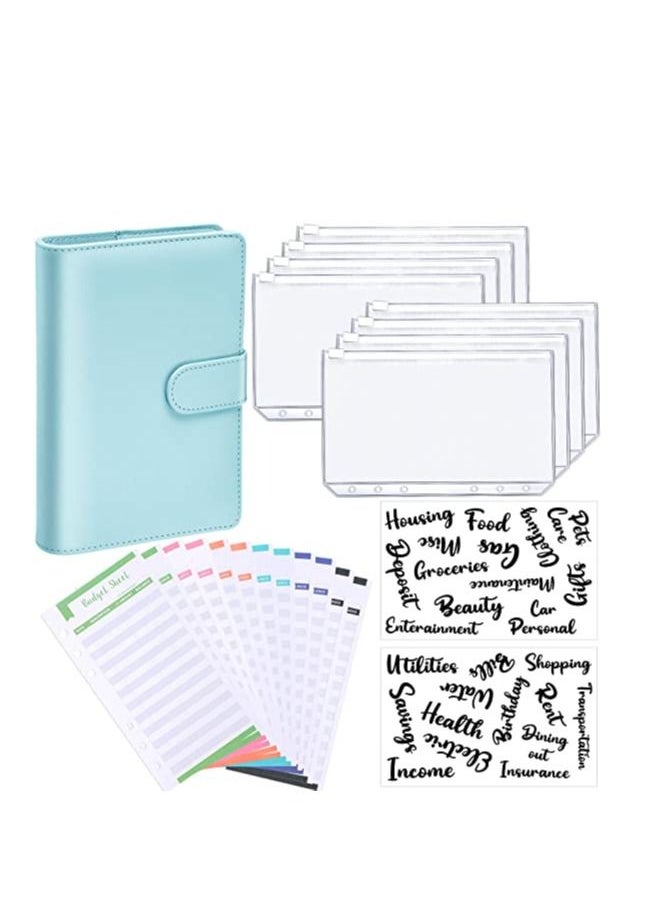 ZHANNEL - Money Binder Budget | Money Organizer Light Blue - Image 1