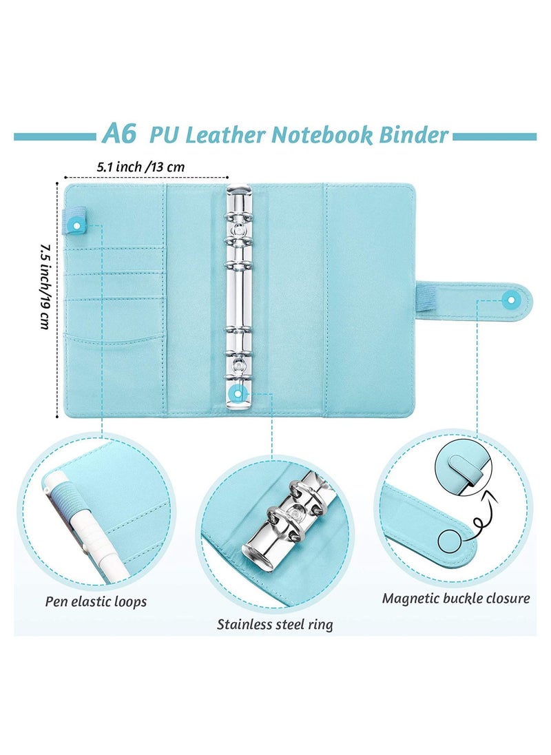 ZHANNEL - Money Binder Budget | Money Organizer Light Blue - Image 1