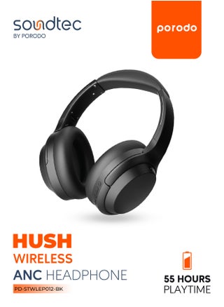 HUSH Wireless ANC Headphone - Black