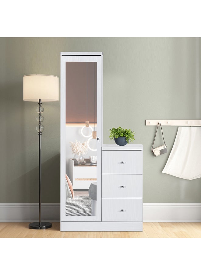 Home Box Cornell 3-Drawer Tall Dresser with Mirror  - Image 1