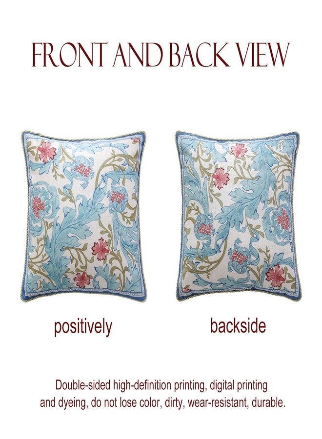 patdrea Linen Decorative Throw Pillow Covers Set Soft Durable Cushion Cases Pillowcase for Couch Bedroom Car Living Room 12"x 20" 2PCS - Image 5