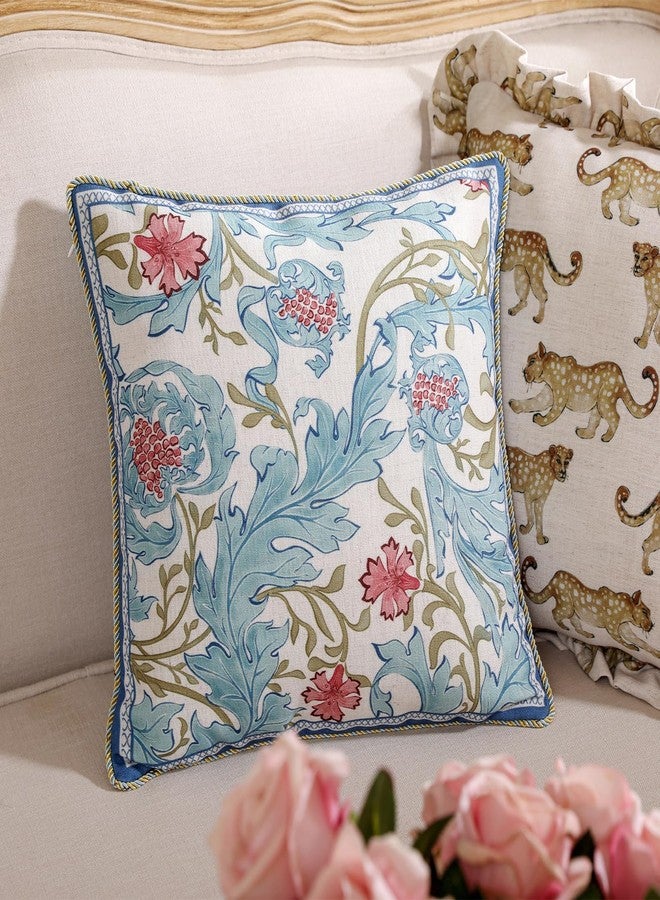 patdrea Linen Decorative Throw Pillow Covers Set Soft Durable Cushion Cases Pillowcase for Couch Bedroom Car Living Room 12"x 20" 2PCS - Image 2