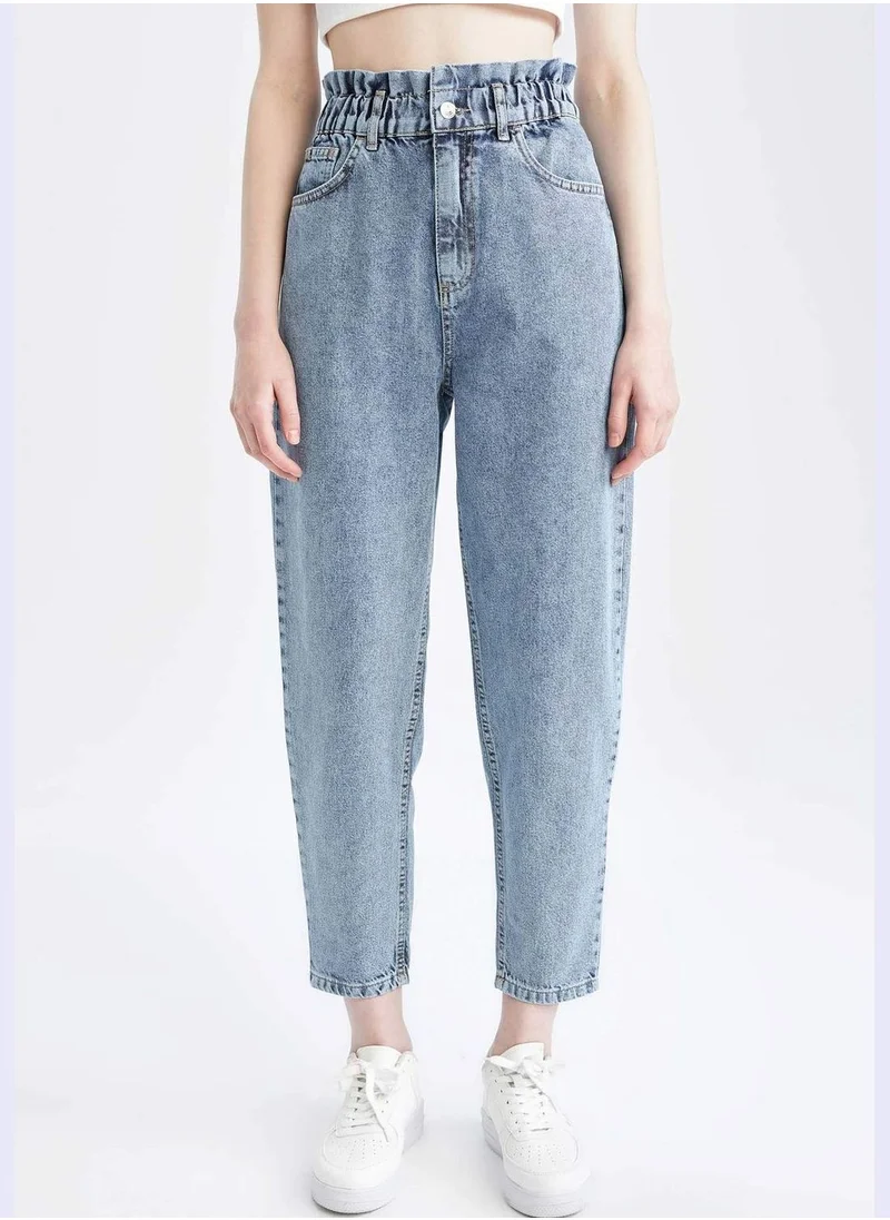 DeFacto Woman Paperbag Denim Trousers