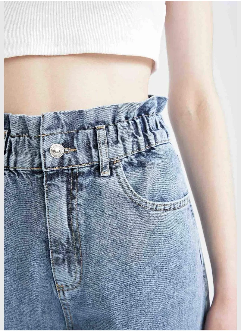 DeFacto Woman Paperbag Denim Trousers