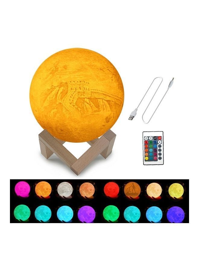 نيبمينينت مصباح على شكل قمر بطبعة ثلاثية الأبعاد ب16 لون مخصص متعدد الألوان 22 x 24سم - Image 1