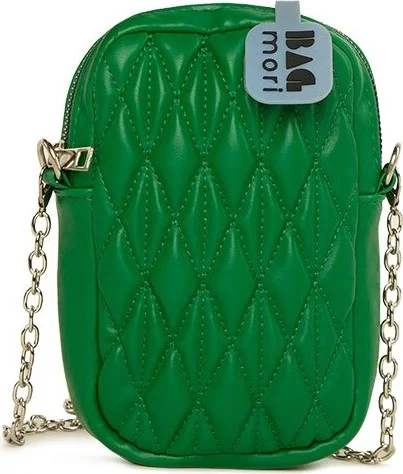 Green Drawstring Embroidered Phone Case