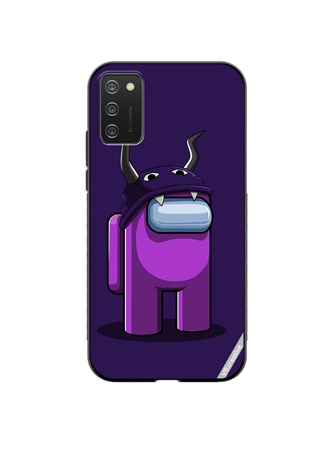 VR CREATIVE Protective Case Cover For Samsung Galaxy A02s Popular Game Among Us In Halloween Design Multicolour - Image 1