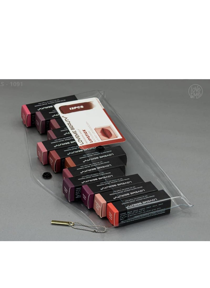 LOVEME BEAUTY Lipstick MATTE12pcs  - Image 2