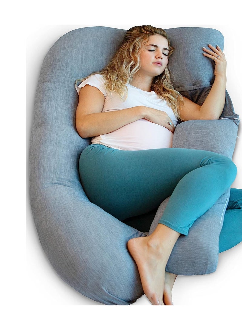 PharMeDoc U Shape Full Body Pillow - Cooling Cover - Image 1