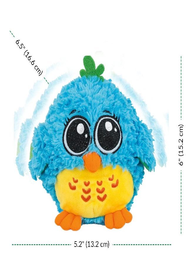KiddoLab My Dancing and Singing Bird Mr. Blue - Musical Toys for Toddlers and Infants. Baby Singing Funny Owl Toy. Sound and Touch Activated Blue Bird Toy for Girls and Boys, Age 6 Months to 6 Years Old  - Image 3