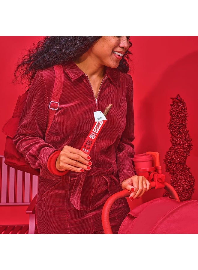 يقضم بصوت عالي أعواد الوجبات الخفيفة الأصلية من لحم البقر المقدد التي تتغذى على العشب، 24 حزمة، كيتو، باليو، كامل 30، 10 جرام بروتين، خالي من الغلوتين - Image 4