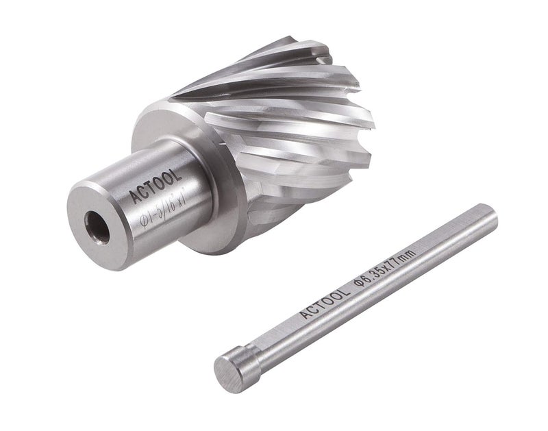 ACTOOL 1-5/16" Diameter × 1" Depth of Cut HSS ANNULAR Cutter with 3/4'' Weldon Shank - Image 3