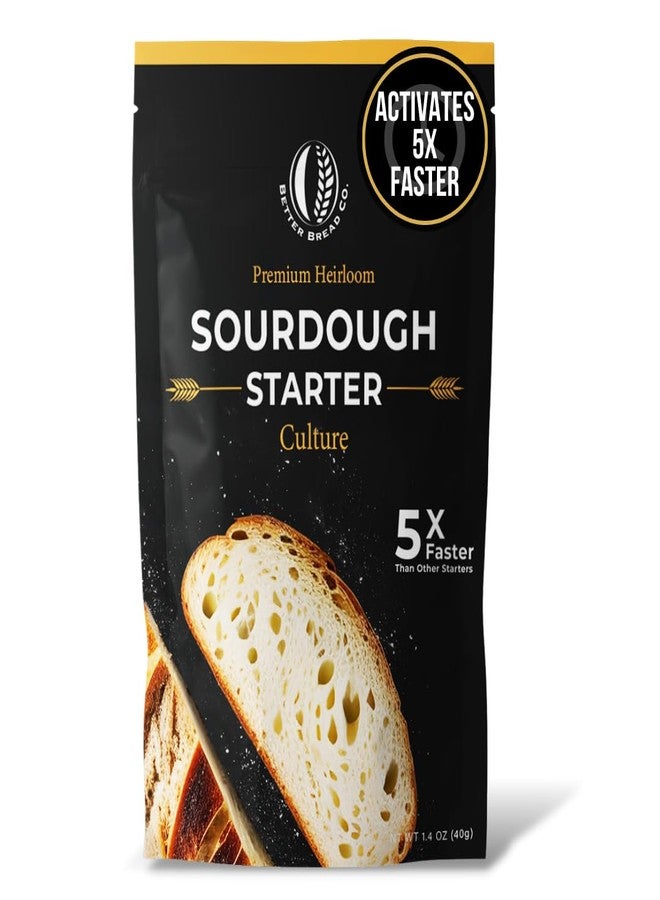 So Blessed Better Bread Premium Heirloom Sourdough Starter Culture So Blessed Heirloom Style Freeze Dried Starter Culture for Baking Sourdough Bread | Perfect for Pancakes, Biscuits, Pretzels, & More | Non-GMO Prebiotic Artisan Bread | Made with Organic Ingredients | Ready 5 Times Faster - Image 1