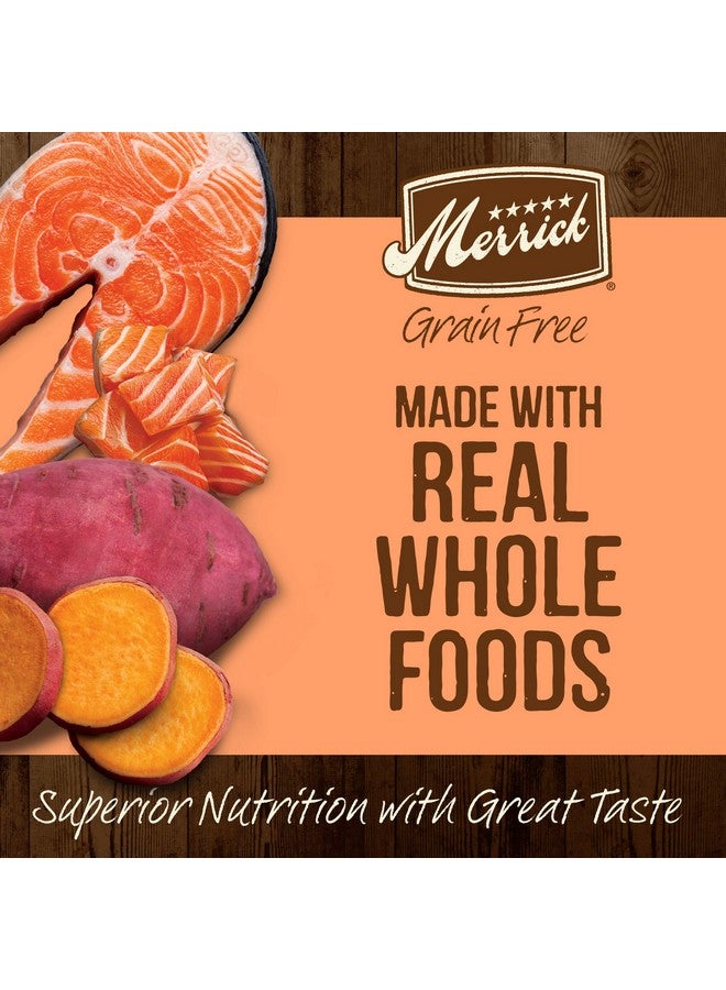 ميريك طعام جاف للكلاب خالٍ من الحبوب، وصفة سمك السلمون الحقيقي والبطاطا الحلوة - كيس 10 رطل - Image 2