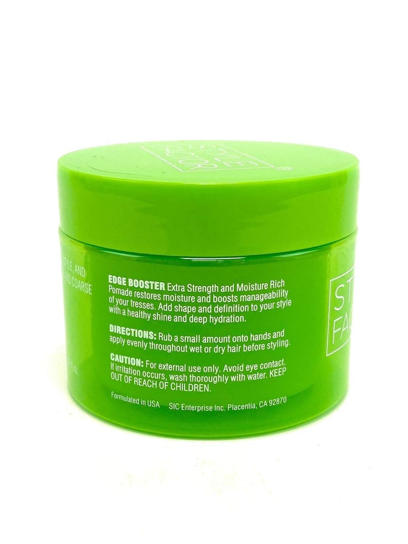 EDGEBOOSTER Edge Booster Style Factor Extra Strength Moisture Rich Pomade | Thick Coarse Hair (Emerald) - Image 4