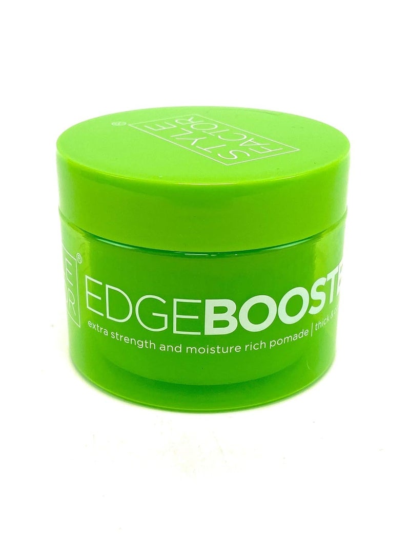 EDGEBOOSTER Edge Booster Style Factor Extra Strength Moisture Rich Pomade | Thick Coarse Hair (Emerald) - Image 3