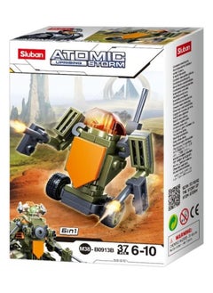 Sluban Atomic Storm Series - Galactic Knight Building Blocks 37 PCS 