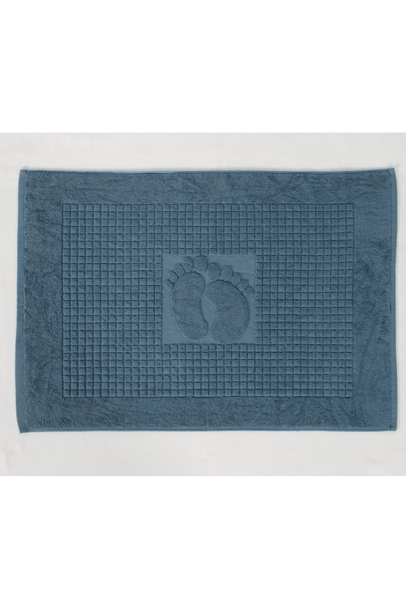 ريلاكس دواسه حمام بطبعة قدم من ريلاكس - أزرق - 51 × 93 سم - Image 1