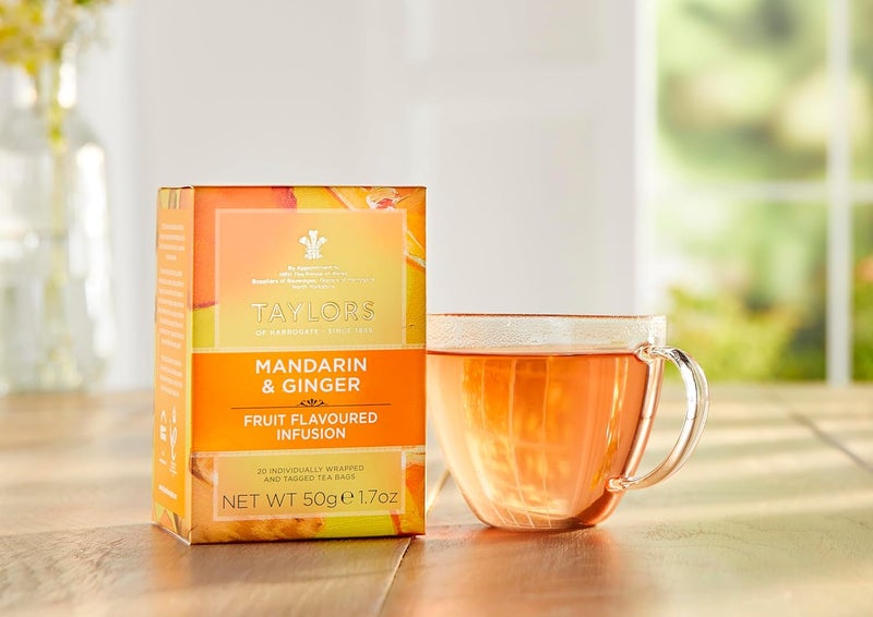Taylors Of Harrogate Taylors Mandarin & Ginger Fruit Infusion Tea - Image 3
