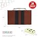 ERLLE Premium Double 6 Dominoes Set Jumbo Domino Set with Leather Case Classic Domino Game for Adults Kids TravelFriendly Durable Easy to Read Tiles - Image 3