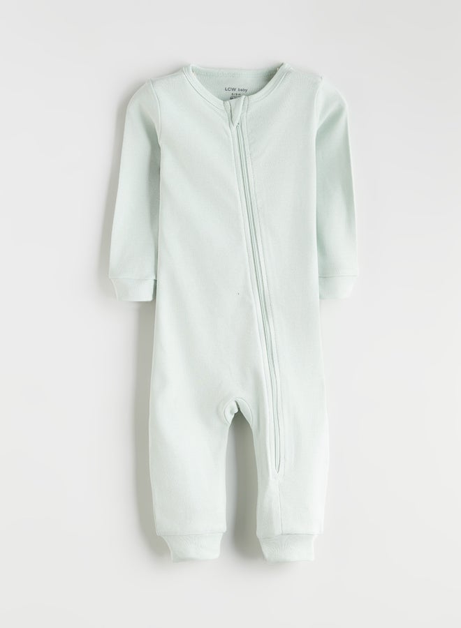 LC WAIKIKI V Neck Long Sleeve Baby Girls' Jumpsuit 2 Pack - Image 3