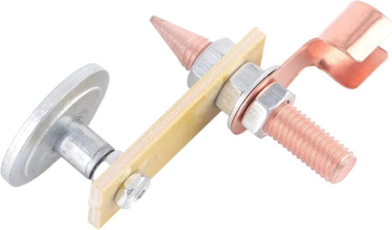 ملقط التأريض للحام مع لوح عازل 4 مم مغناطيس قوي للمعادن واللحام النقطي - Image 4