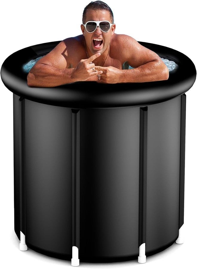 Deoxys Ice Bath Tub for Athletes - Upgraded Portable Cold Plunge Tub for Outdoor Water Therapy Training, Adult Spa for Soaking - Image 1