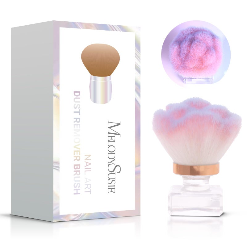 MelodySusie Nail Art Dusting Brush,Dust Collector Brush, Blush Brush, Boose Powder Brush,Makeup Brushes Acrylic Nail Tools - Image 1