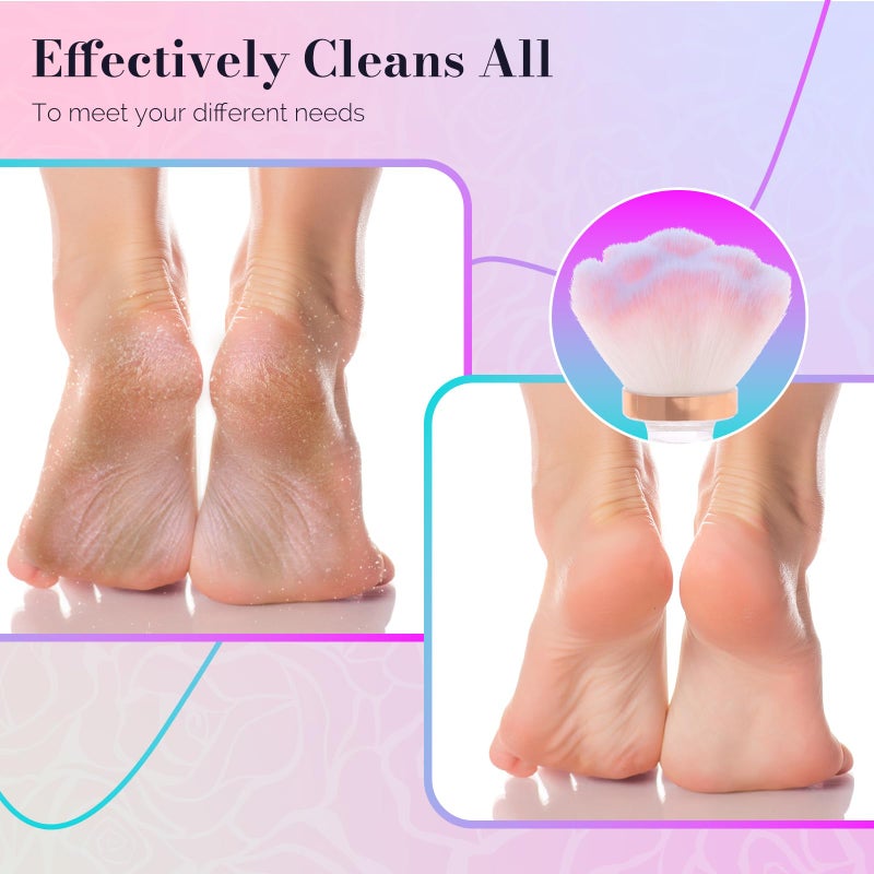 MelodySusie Nail Art Dusting Brush,Dust Collector Brush, Blush Brush, Boose Powder Brush,Makeup Brushes Acrylic Nail Tools - Image 5