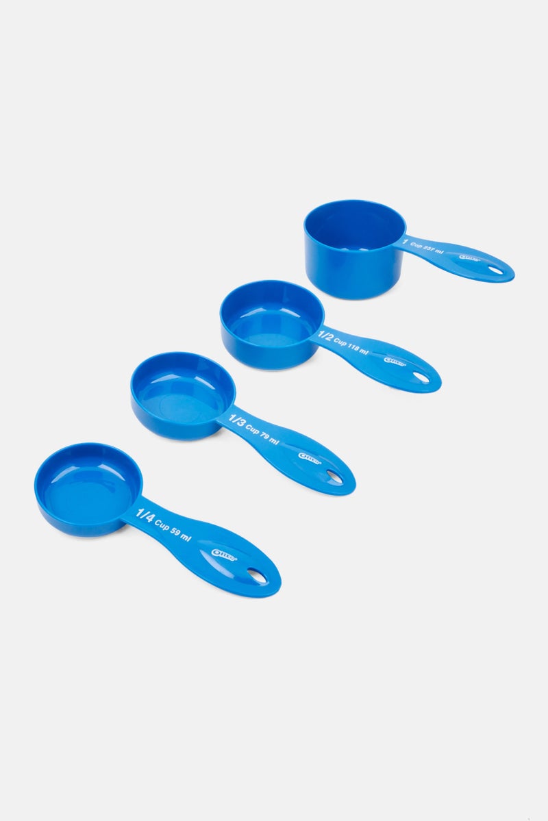 Oreo 4 Piece Plastic Measuring Cups, Blue - Image 2
