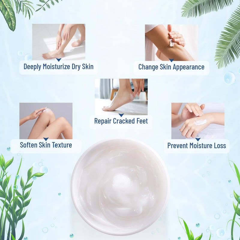OUKEYA Urea Cream 40 Percent,Foot & Hand Cream for Dry Cracked,Urea Lotion for Feet Maximum Strength - Image 3