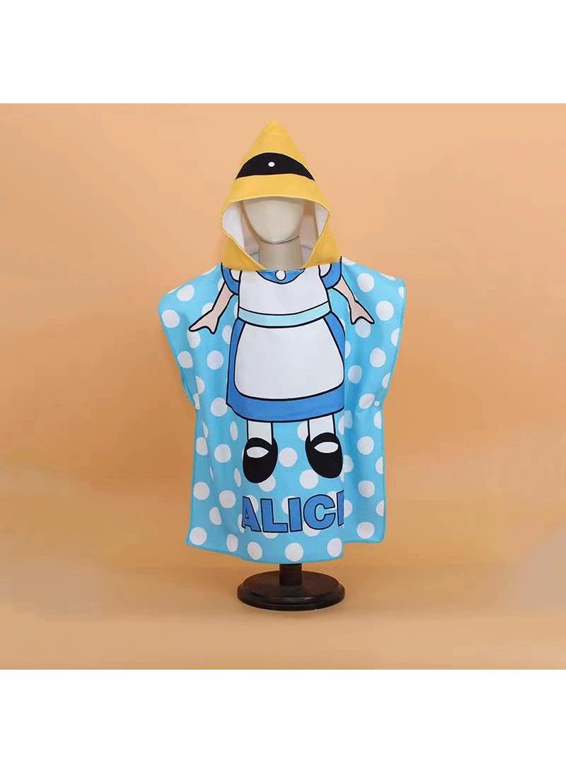 Y&D 60*120cm Printed Quick Drying Hooded Soft Bath Towel - Image 1