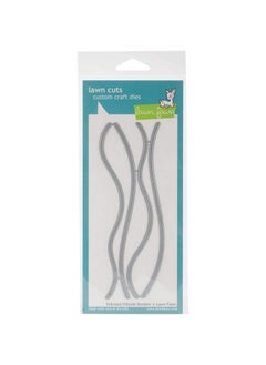 Lawn Fawn Lawn Cuts Custom Craft Border Diestitched Hillside 6 Multicolor  - Image 2