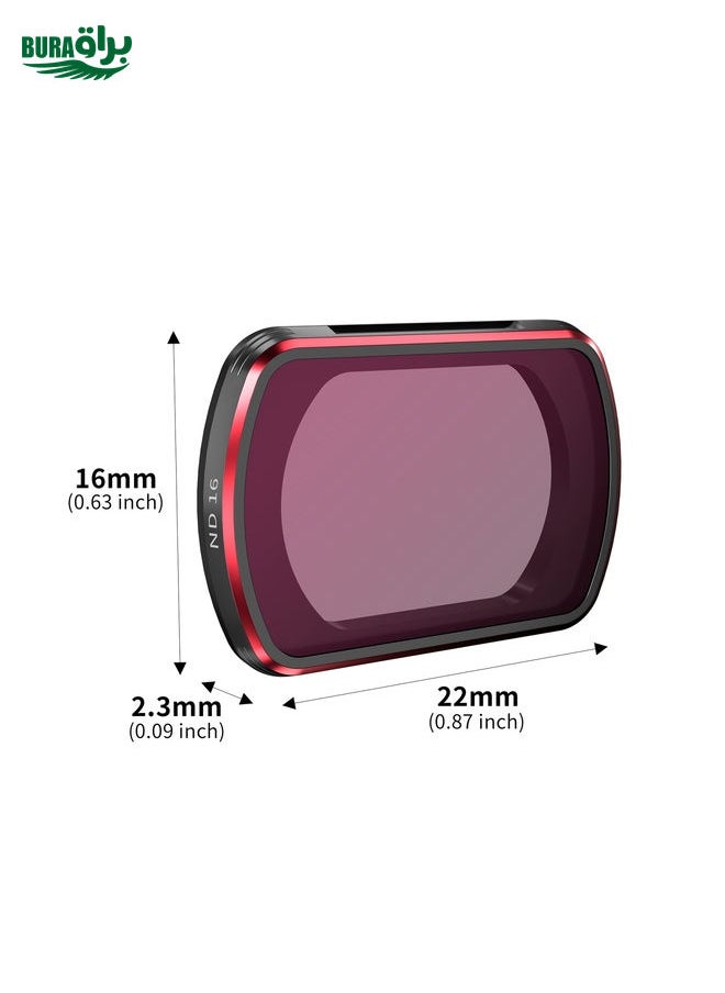 BURAQ For DJI OSMO Pocket 3 STARTRC 3 in 1 ND16 + ND64 + ND256 Lens Filter Set  - Image 4