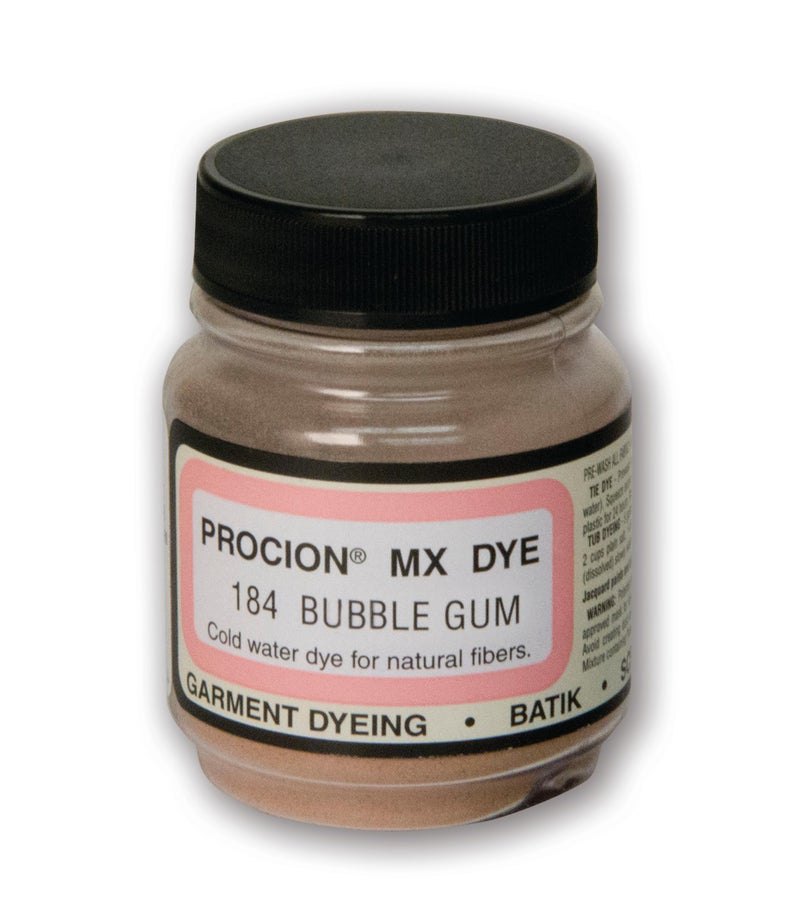 Jacquard Procion MX Tie Dye Powder Bubble Gum 23 Ounce Jar for Fabric and Clothing Permanent and Washfast