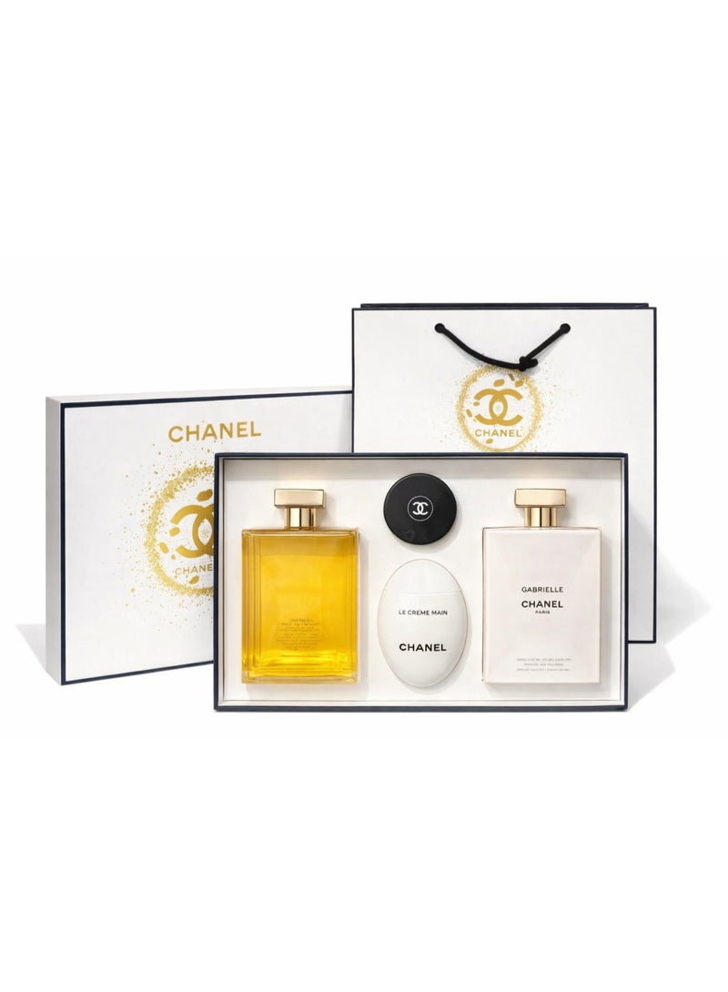 CHANEL Gabrielle Chanel Shower Gel Lotion Hand Cream and Lip Balm Set - Image 1