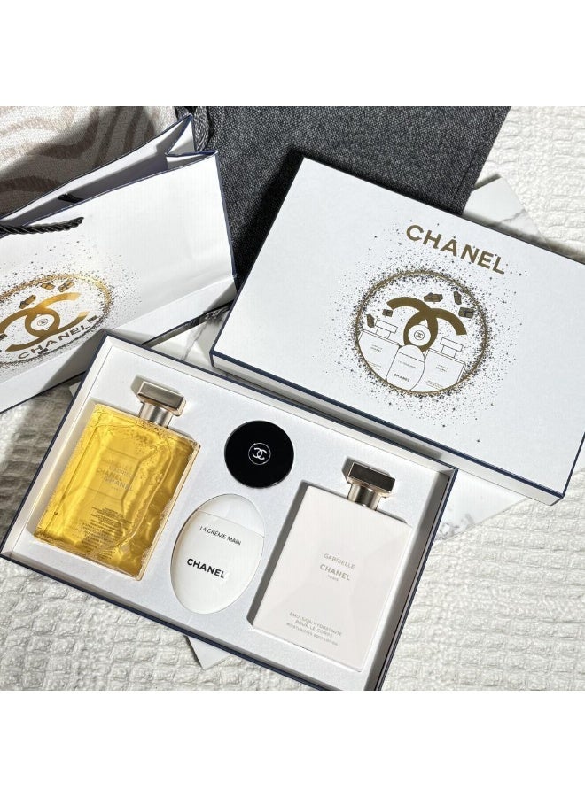 CHANEL Gabrielle Chanel Shower Gel Lotion Hand Cream and Lip Balm Set - Image 2