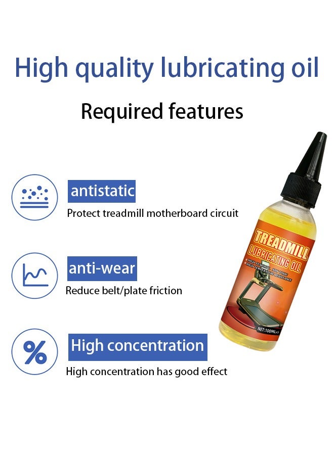 ويليام وير زيت زيوت التشحيم المطحنة ، جهاز المشي زيوت التشحيم حزام زيوت التشحيم حزام زيت المطحنة سهلة الاستخدام مناسبة لمعظم ماركات المطحنة - 100 مل - Image 4