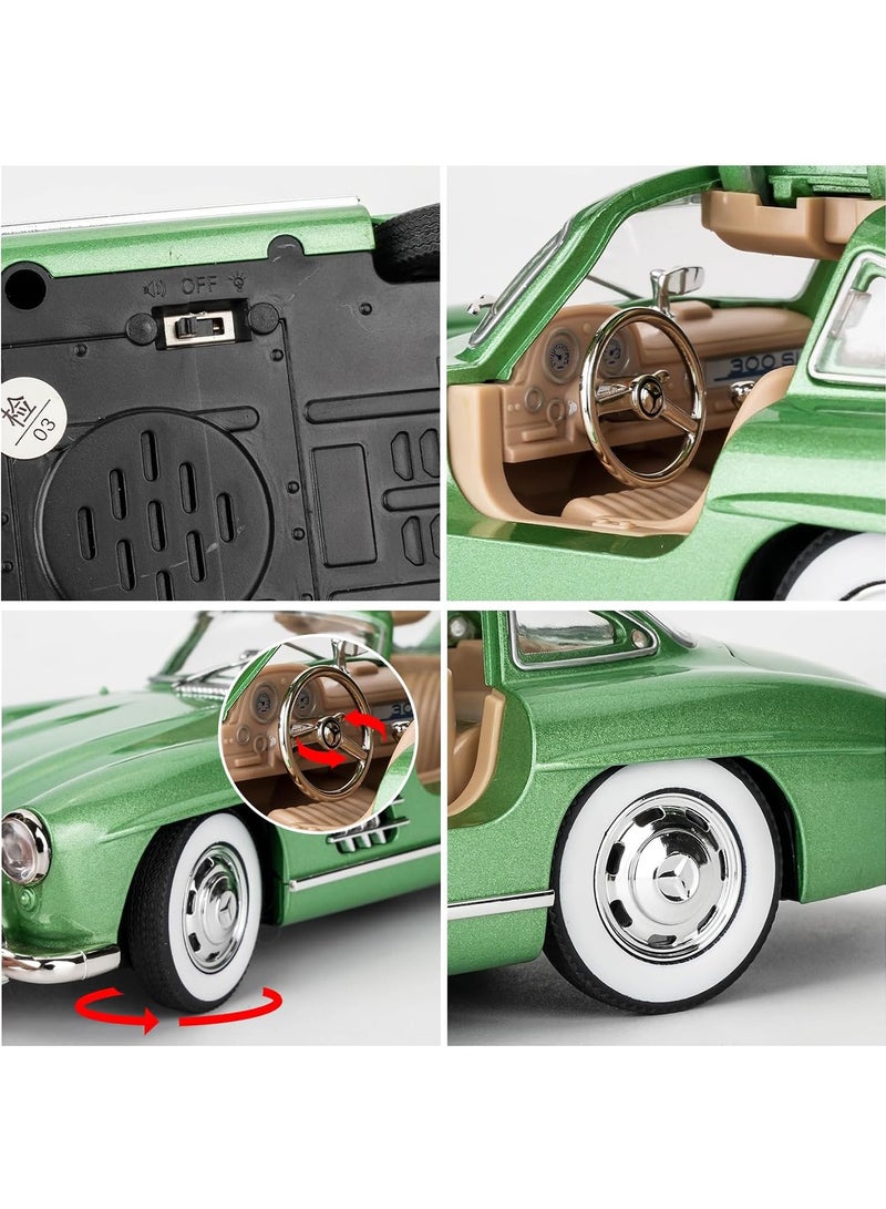 1:24 Alloy Metal Pull Back Die-cast Car with Openable Doors with Sound and Light - Image 3