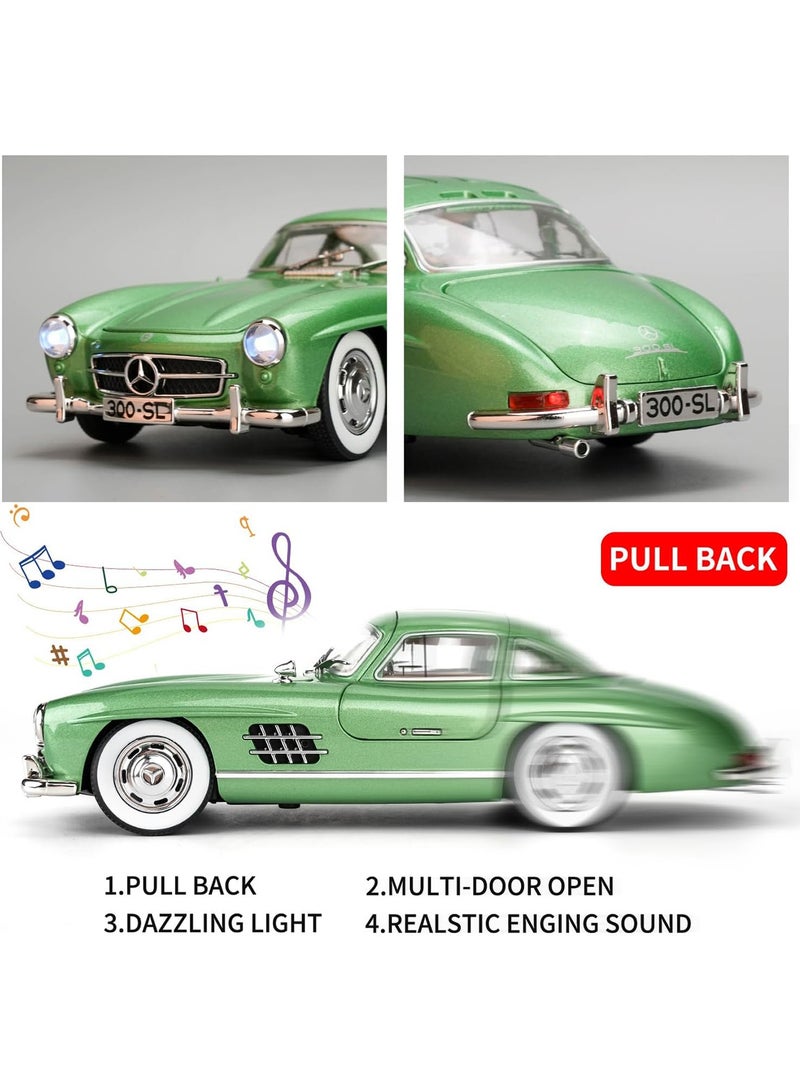 1:24 Alloy Metal Pull Back Die-cast Car with Openable Doors with Sound and Light - Image 4