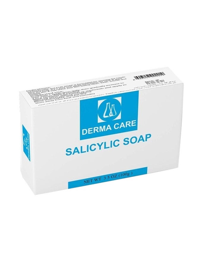 DERMA CARE Salicylic Soap Gentle Care and Exfoliate Skin for Anti-Aging  and Acne Soap 100 gram 