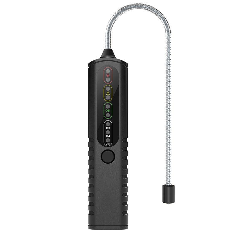 YAWOA Brake Fluid Tester with High-Precision Sensor - 3-Color LED Display Brake Oil Inspection Tool for DOT3 DOT4 DOT5.1 - Nickel-Plated Probe Automotive Brake Fluid Diagnostic Tool for Safe Driving - Image 1