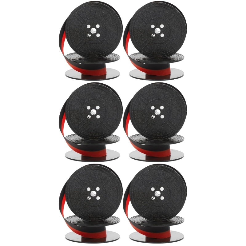 Replacement Manual Typewriter Ribbon Set Red Black 6 Units Word Processor - Image 2