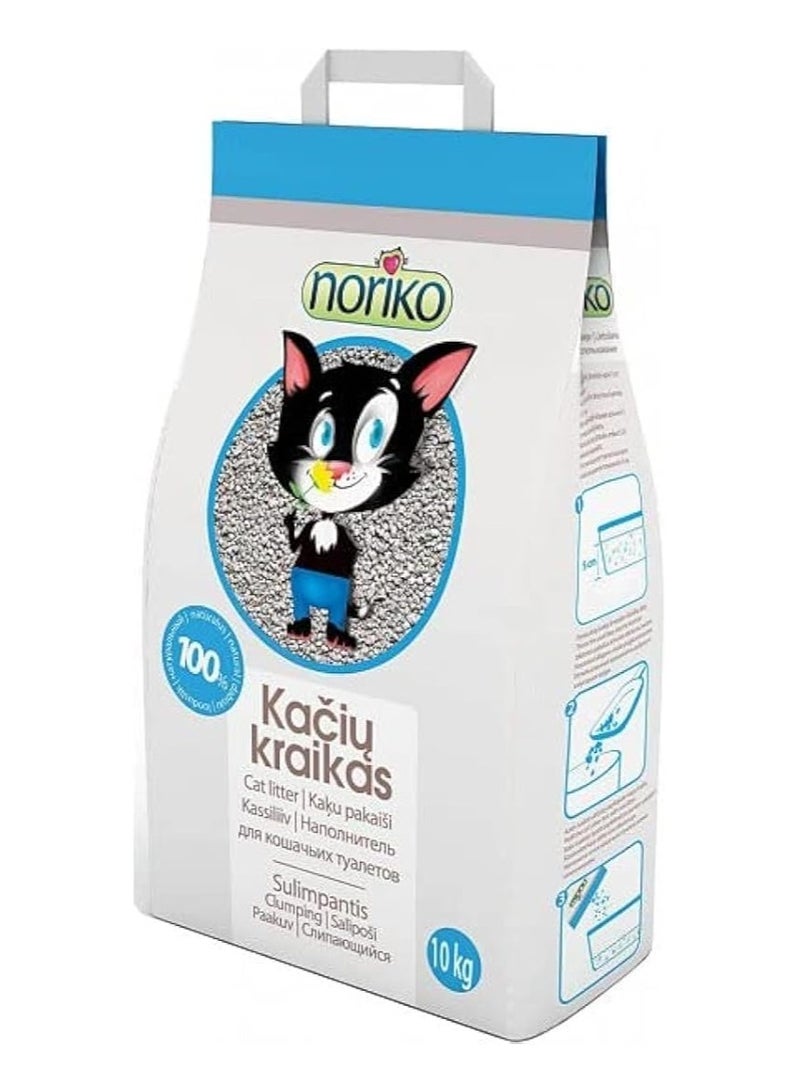 نوريكو رمل للقطط - بدون رائحة 10 كيلوجرام