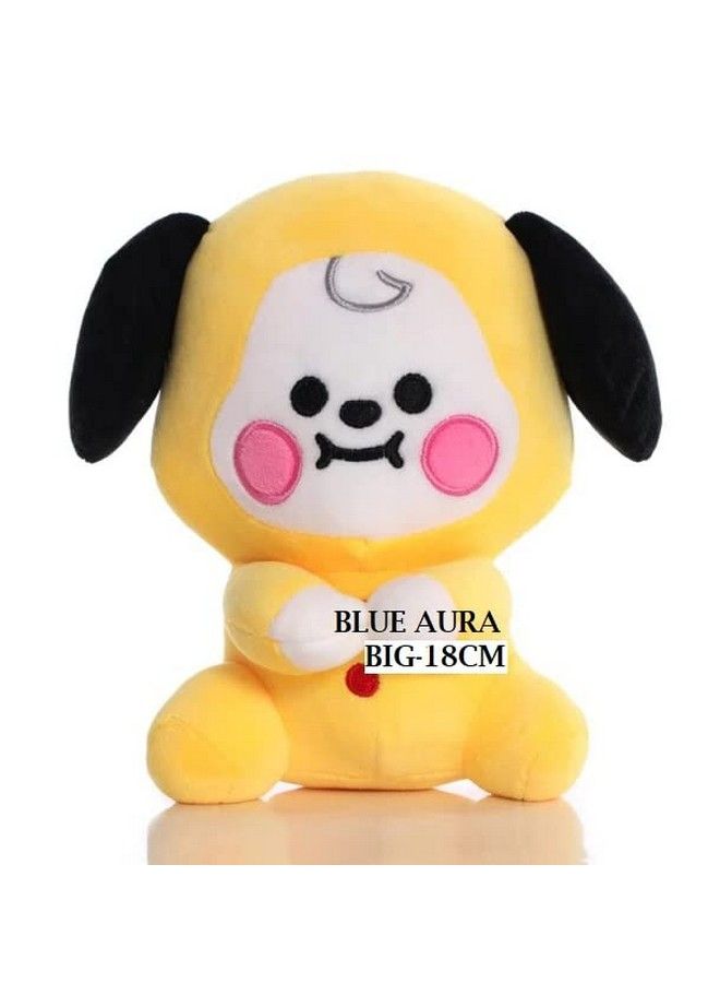 Blue Aura Bts Plushies Toy Chimmy 19Cm Big Size Bt21 Sitting Stuffed Plush Soft Toy (Chimmy 19Cm Plush) - Image 2
